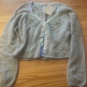 Free people wool sweater with great detail